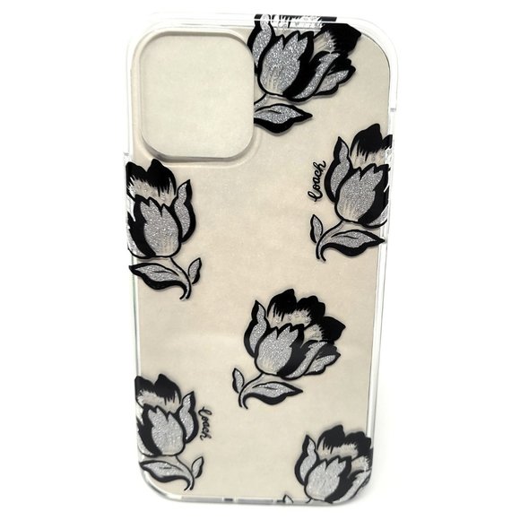 Coach Slim Clear Case for Apple iPhone 12 / iPhone 12 Pro (6.1") - Dessert Tulip - Picture 2 of 3